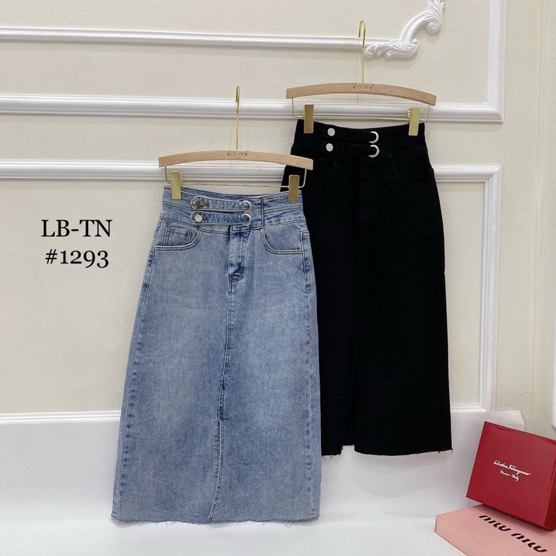 [ Mã FADIRECT20 giảm 20K đơn 150K] Chân váy jean siu co giãn (1293)