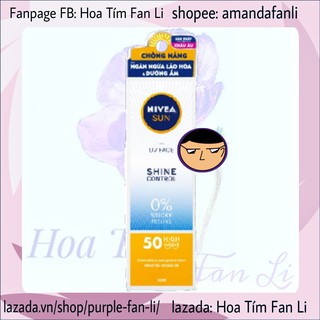 Kem chống nắng Nivea Shine Control SPF 50 UV Face 50ml