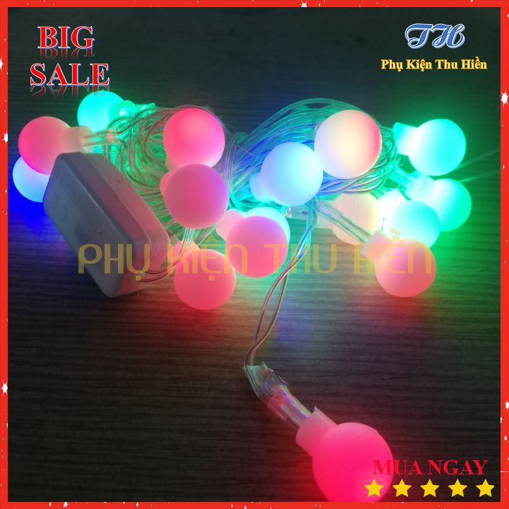 Cây Thông Noel Mini Màu Xanh Vàng 51cm Để Bàn +Full Phụ Kiện + Tặng Kèm Dây Led Bóng Bi 5m (Hình Thật Shop Tự Chụp)