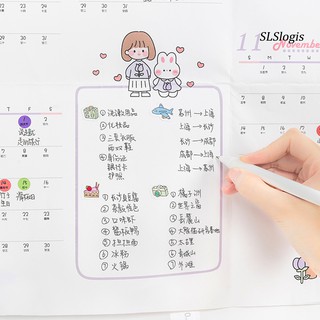 Lịch Dán Tường Lên Kế Hoạch Năm Mới 2021