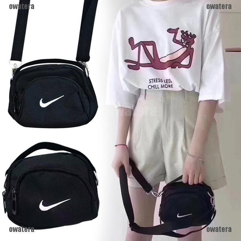 👗KIỀU DIỂM👗 Nike Canvas Shoulder Handbags Women Satchel Crossbody Bags Messenger Purse