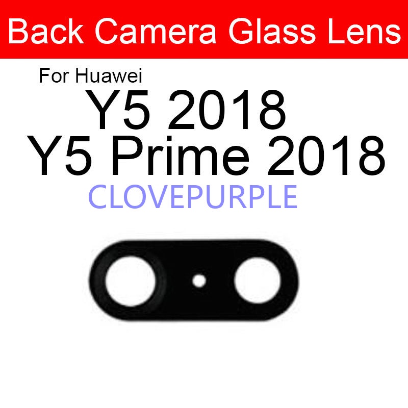 Ống Kính Camera Sau Kèm Miếng Dán Cho Huawei Y5 Y6 Y7 Y9 Pro Prime 2017 2018 2019