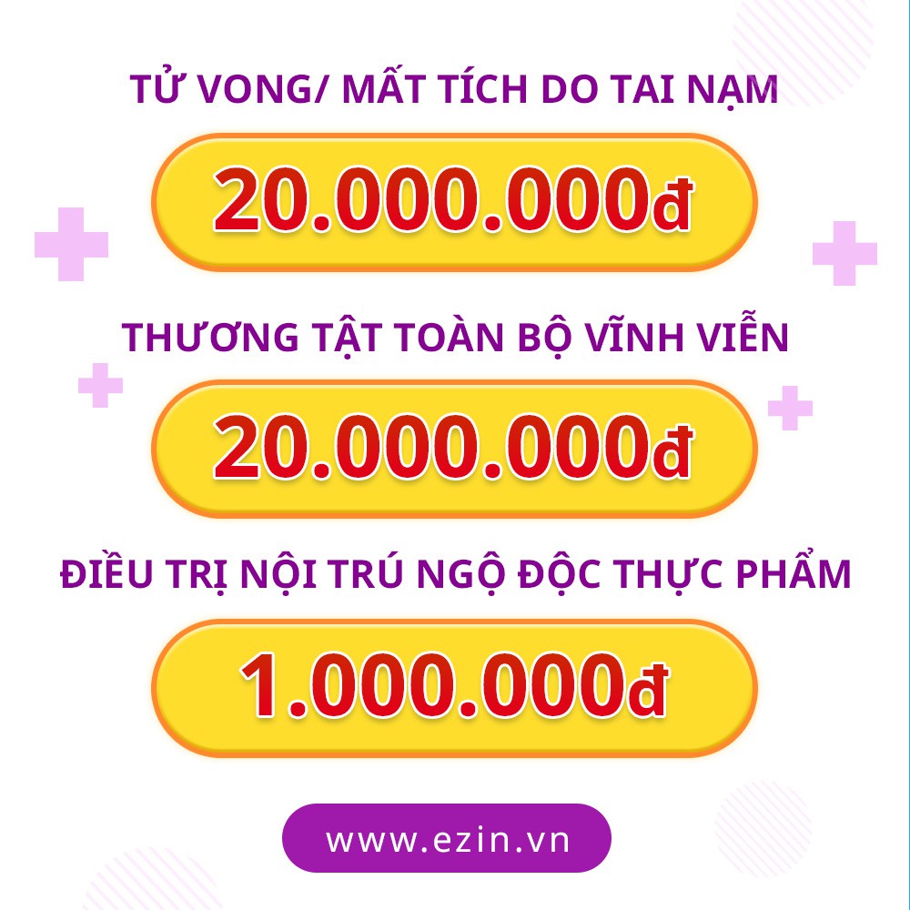 TOÀN QUỐC  Bảo hiểm tai nạn cá nhân 24/7- Bình An 365 PA20