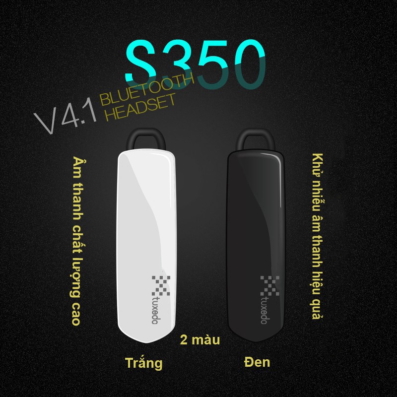 Tai nghe Bluetooth Tuxedo S350  (Bluetooth V4.1, Kết nối 2 thiết bị cùng lúc)