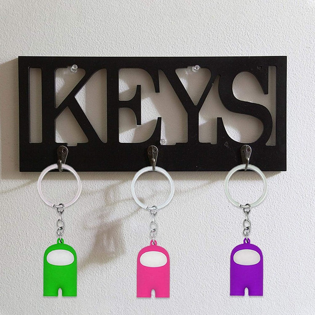 Móc chìa khóa hình nhân vật trò chơi  quà tặng Giáng sinh dễ thương