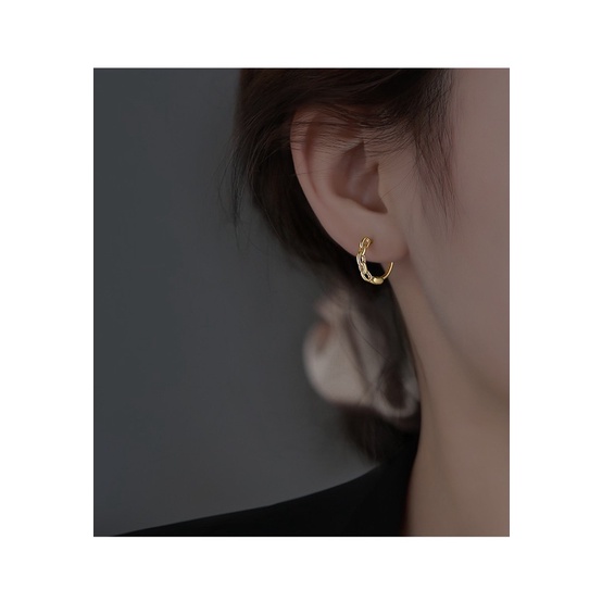 Bông tai khoen xích