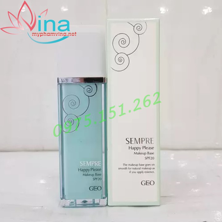 Kem lót Geo lamy Sempre Happy & Please make up base Spf20 40ML – SỐ 2