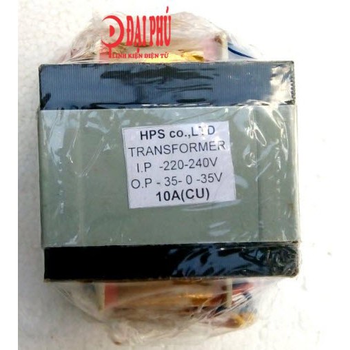 Biến áp 10A 35V-0-35V