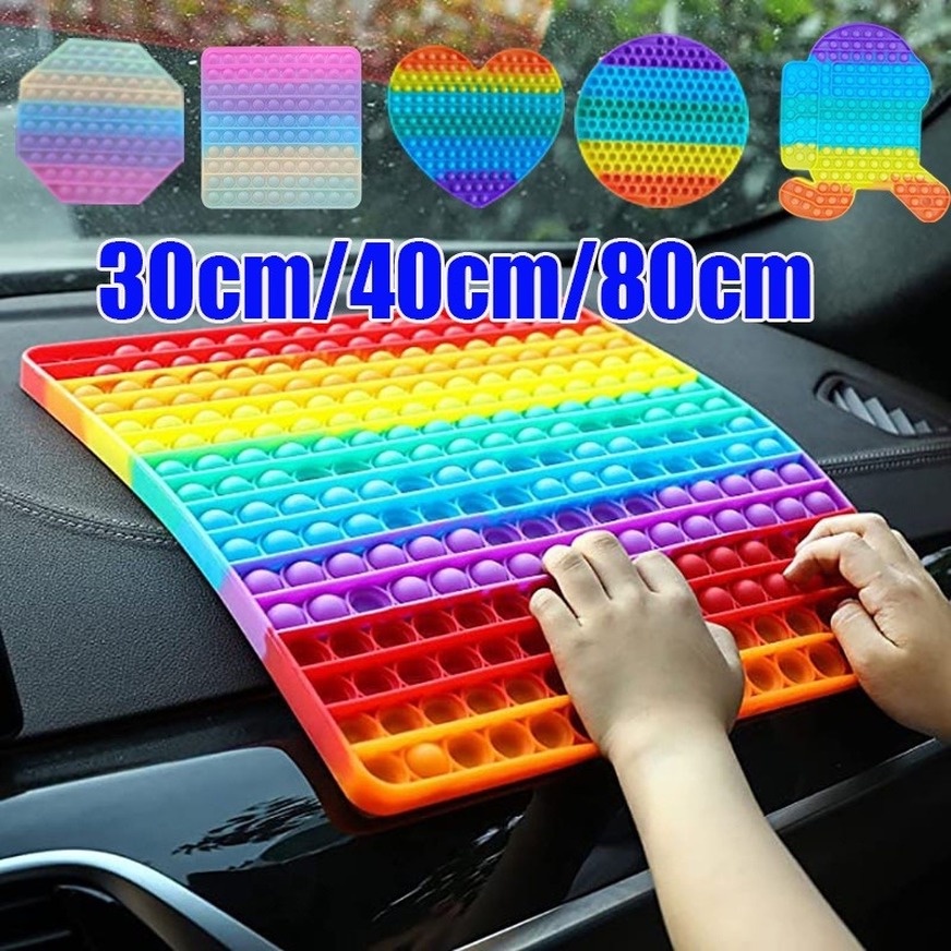 Đồ chơi bóp bong bóng giải tỏa căng thẳng bằng silicon 30cm vui nhộn