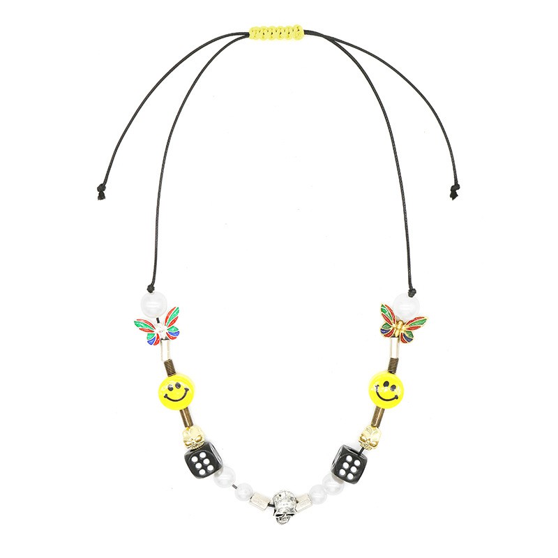 DICE NECKLACE - VÒNG CỔ XÚC XẮC MẶT CƯỜI HIP HOP