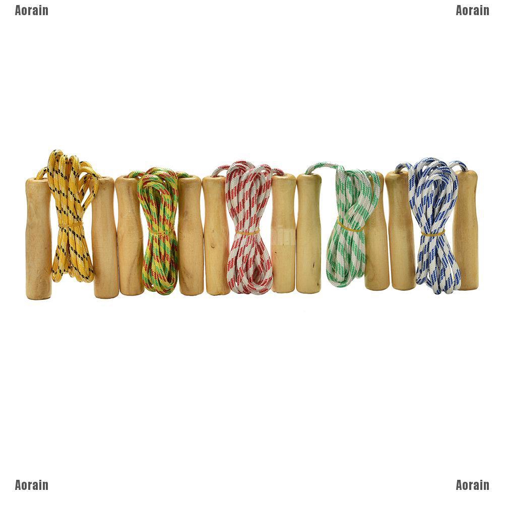 Dây Nhảy Tay Cầm Bằng Gỗ Dành Cho Trẻ Em