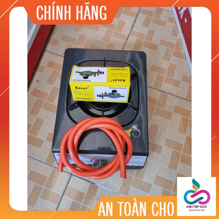 Combo Bếp gas đơn RINNAI RV-150 + Bộ van giây ngắt tự động