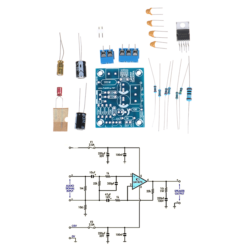 CHANNEL Mô Đun Khuếch Đại Âm Thanh Hifi 1 Bộ 20w Lm1875T | BigBuy360 - bigbuy360.vn