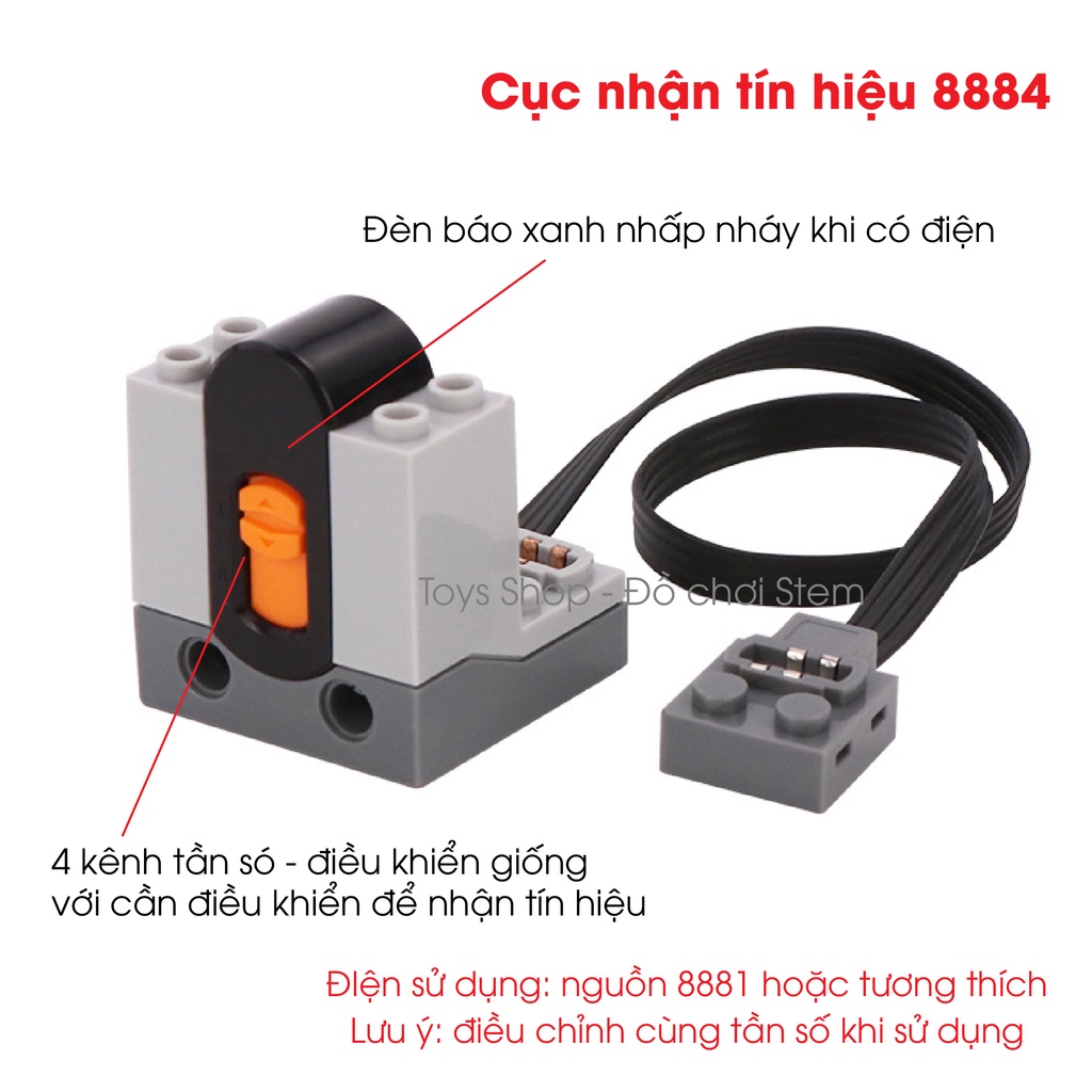 Động Cơ Điều Khiển Từ Xa Dùng Cho Bộ Lắp Ráp 9686 Technic Education
