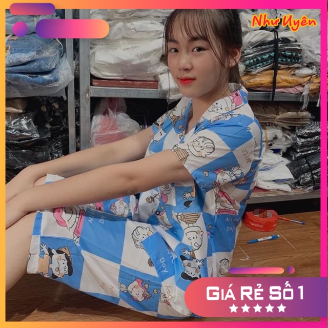 Bộ pizama ngố hình cute cực đáng yêu 😍FREESHIP😍