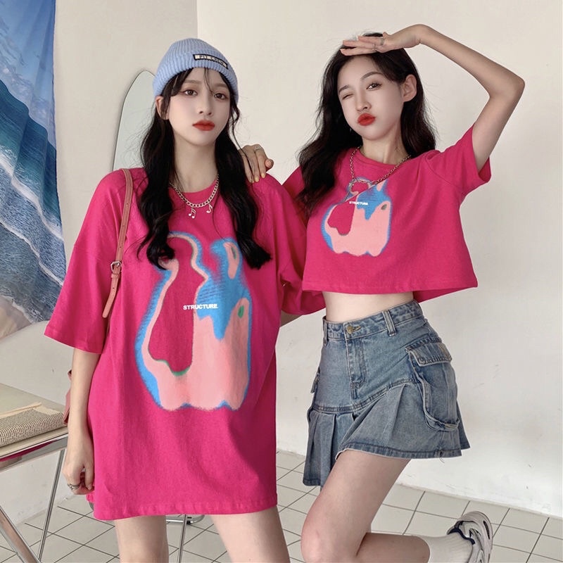 Áo phông đôi bạn thân dành cho nữ áo phông mùa hè❤️