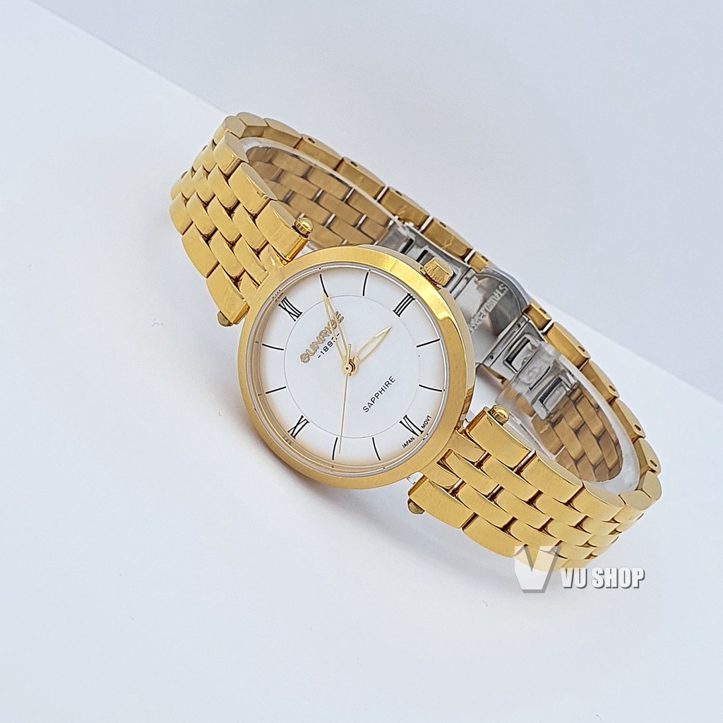 Đồng hồ nữ Sunrise 2217SB - Chính hãng, Chống trầy