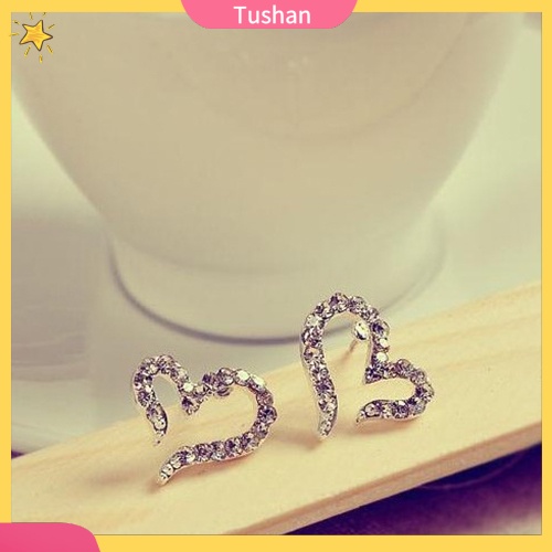 Bông tai nữ đính đá thời trang sang trọng