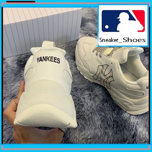 Giày _MLB NY, Giày Sneaker NY Da Bò Cao Cấp Đế Cao Tăng Chiều Cao Full Box Bill | BigBuy360 - bigbuy360.vn