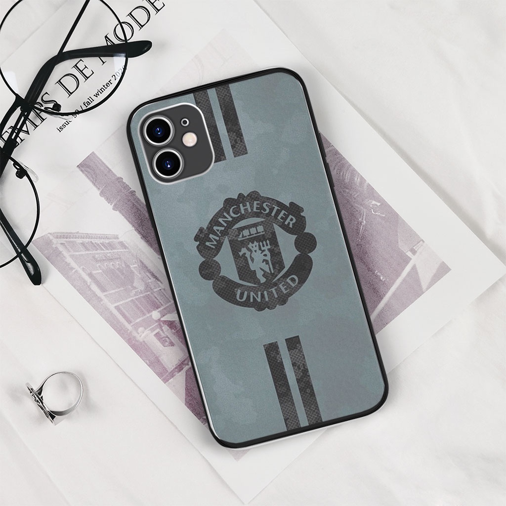 Ốp di động logo bất tử MU may Iphone 6 6s 7 7s 8 SE X XR XS 11 12 13 Plus Pro Promax MUT2200044