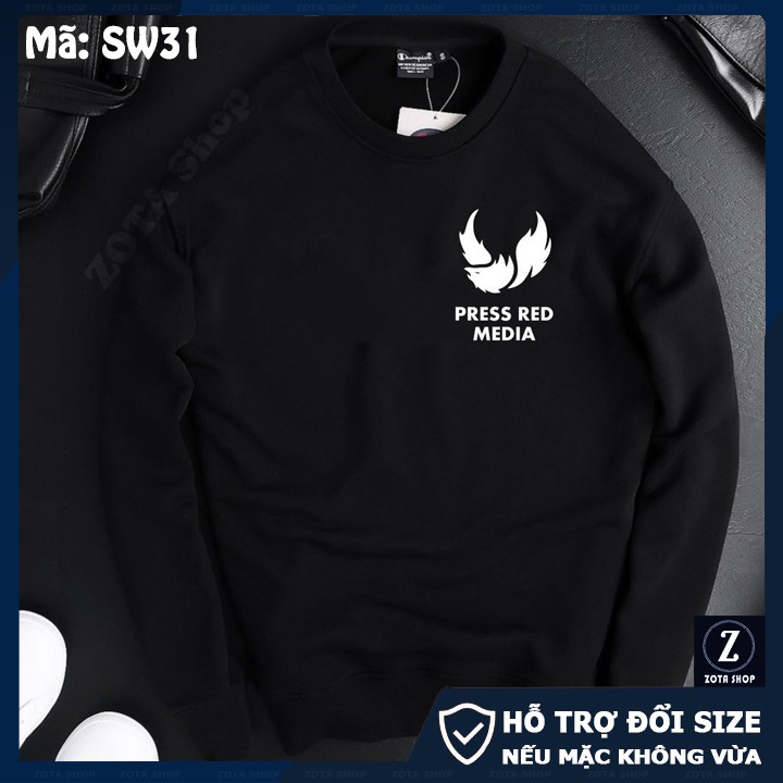 Áo thu đông nam dài tay❤️ Freeship 50K❤️ Hàng poly Thái dày mịn in Press Dress SW31 | BigBuy360 - bigbuy360.vn