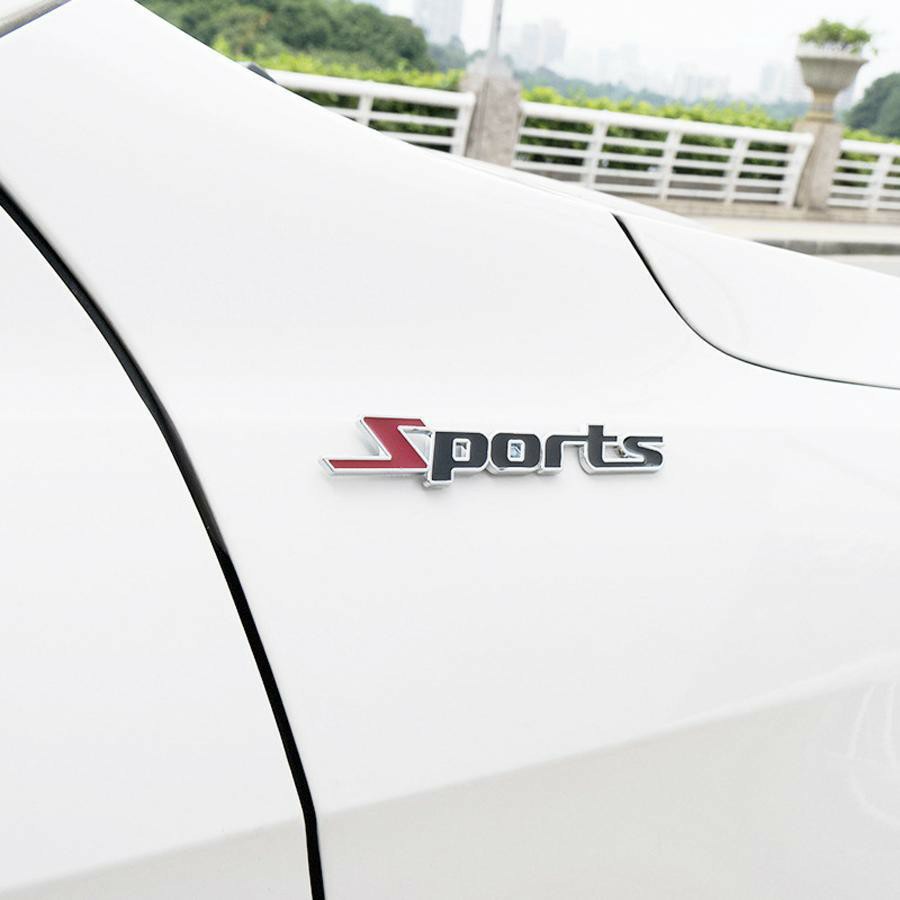 Logo kim loại SPORT 3D cao cấp gắn ô tô xe hơi xe máy