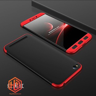 Ốp lưng Xiaomi Redmi 5A GKK nhựa cứng full cạnh 3 mảnh ghép(MÀU BẤT KÌ)