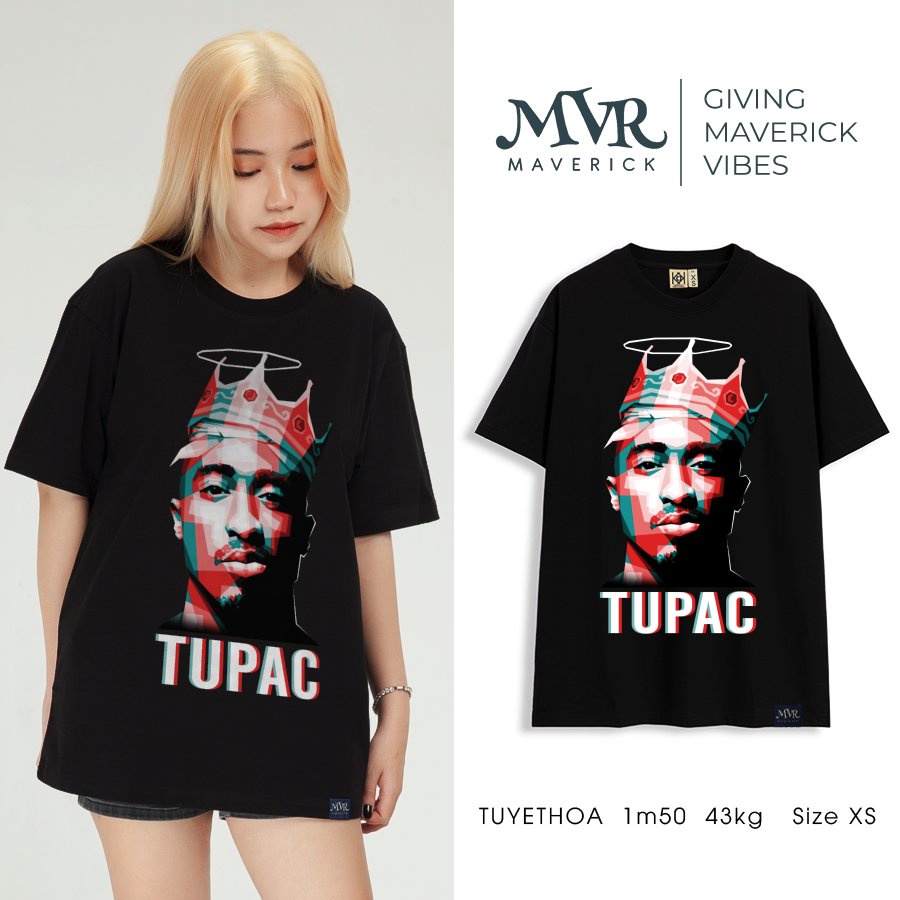 Ao thun unisex hip hop cực chất ngầu MVR size rộng tee Mỹ BB4158