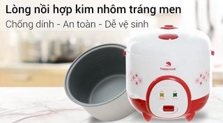 [Mã ELHA22 giảm 6% đơn 300K] Nồi cơm điện Happycook 1.8 lít HC-180A Đỏ ( trưng bày)