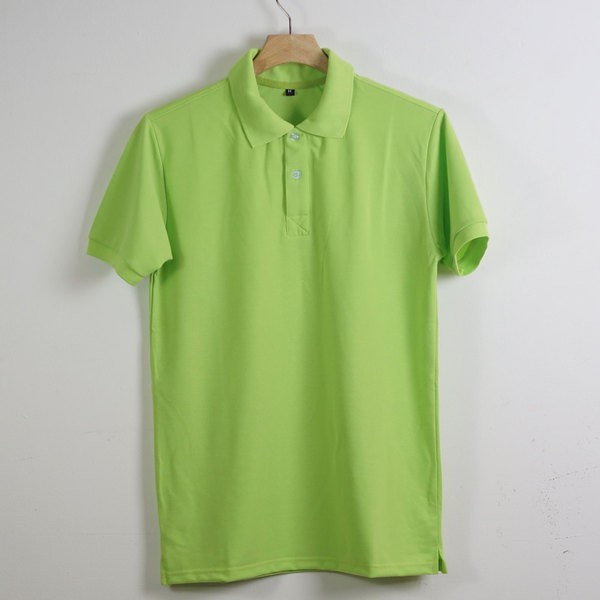 ÁO THUN PO LO MÀU XANH LÁ NAM / NỮ CỘC TAY CỔ BẺ DFB10