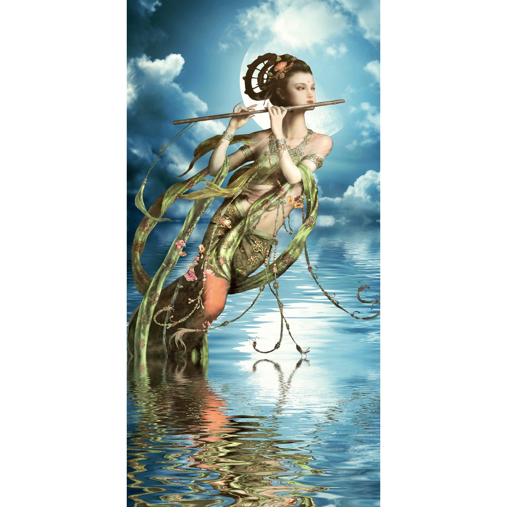 Tranh lụa 3d Hồng Kông Hoạt Hình Kích Thước 1,5m x 2m HKHH04