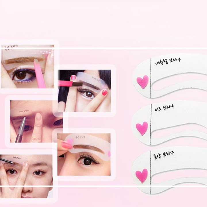 Khuôn kẻ lông mày Etude House Brow Class (Bộ 3 chiếc)