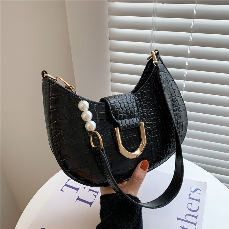 Túi xách JASMIN NOIR da PU thiết kế đơn giản thời trang cho nữ