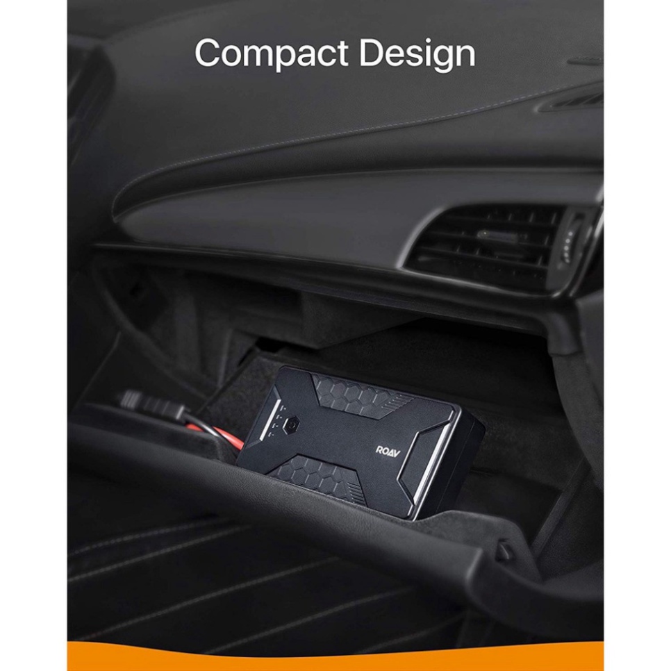 Bộ sạc dự phòng kiêm kích bình ôtô ROAVJump Starter Pro 12800mAh 12V-1000A-R3130