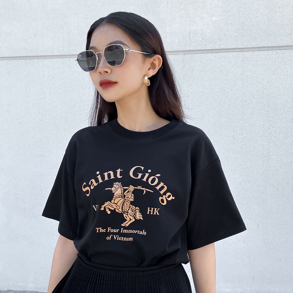 Áo thun unisex In cao cấp SAINT GIÓNG (THÁNH GIÓNG) form basic 100% cotton premium SOUL OF A NATION - Original VER