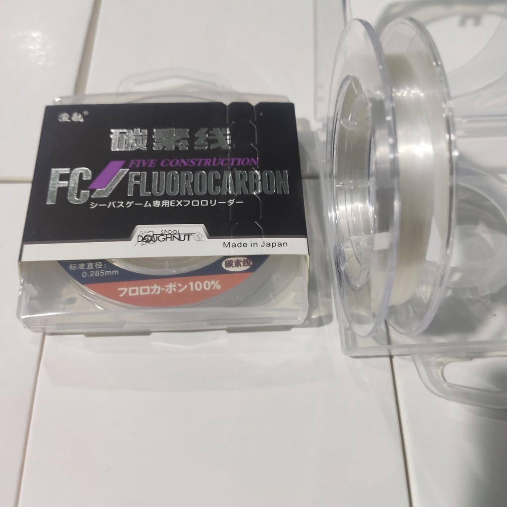 Dây cước câu cá chuyên làm thẻo FC FLUOROCARBON 50m  hàng xịn  janpan tàng hình, Dây thẻo