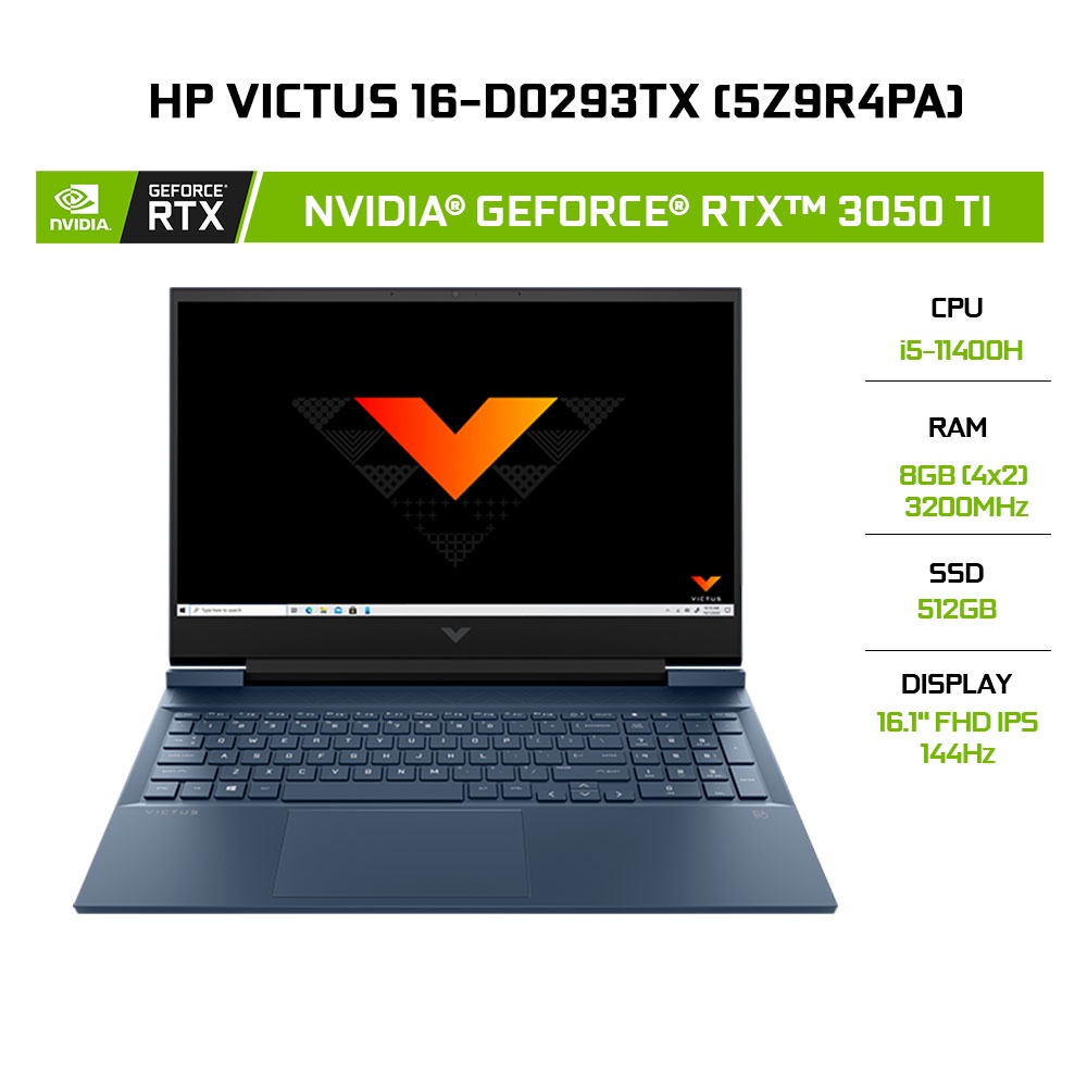 Laptop HP Victus 16-d0293TX 5Z9R4PA i5