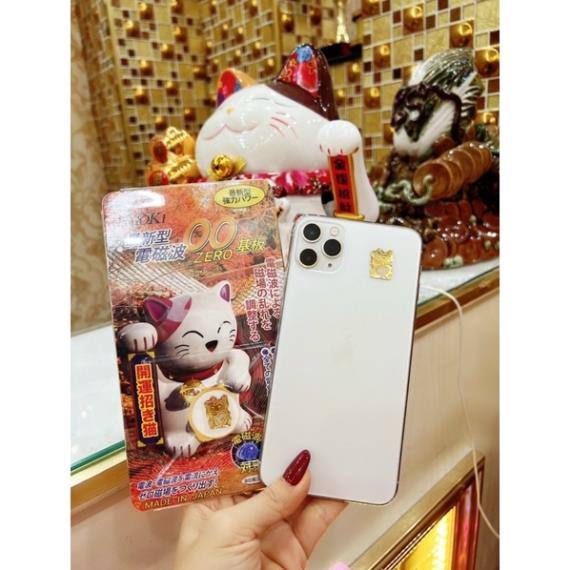 Chip Ngăn Bức Xạ Điện Từ HiToKi Nhật Bản( Mèo Thần Tài) Chính Hãng