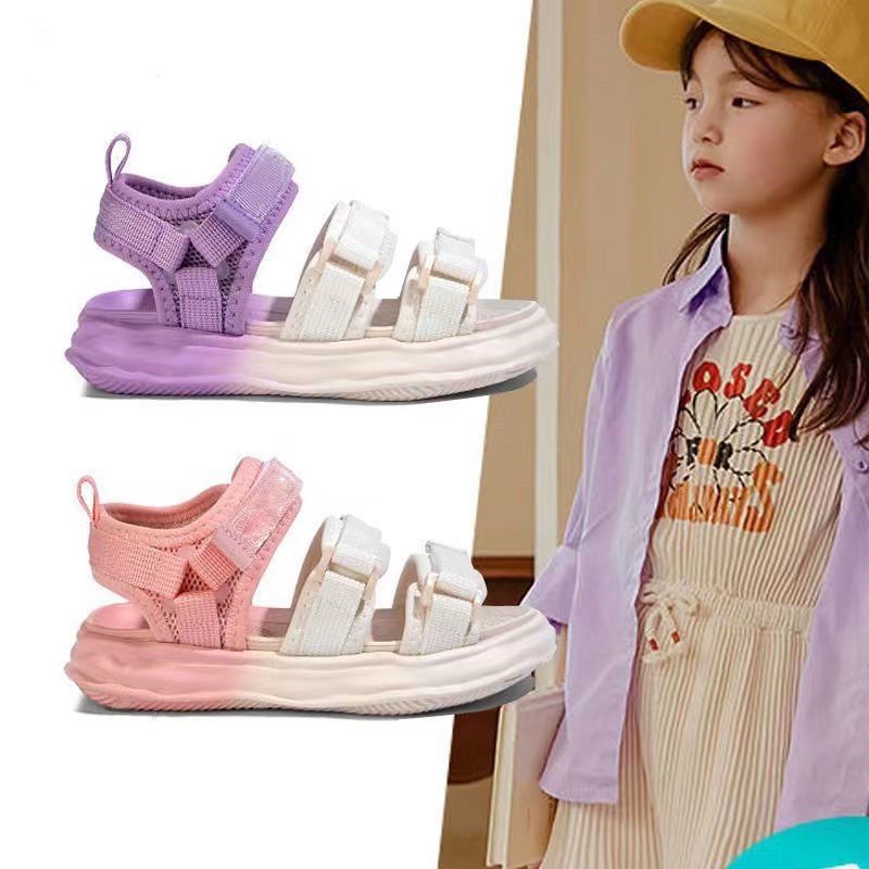 Giày Sandal Đi Biển Mùa Hè 2022 Phong Cách Mới Cho Bé Gái