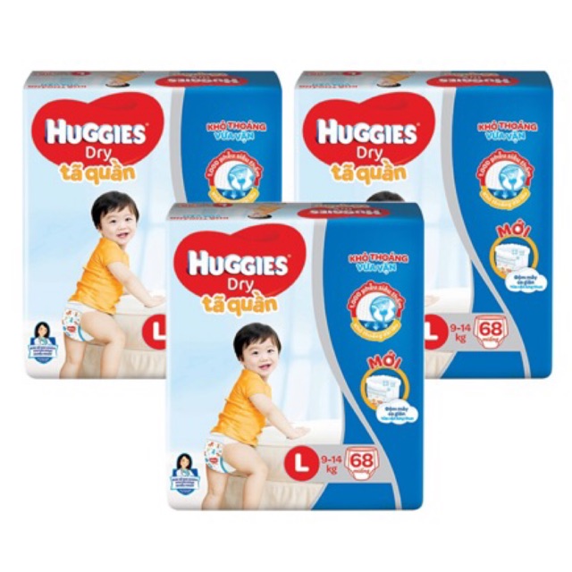 Tã quần huggies L68