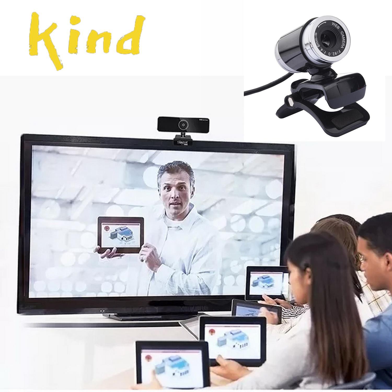 Webcam Kèm Kẹp Gắn Webcam Cho Máy Tính