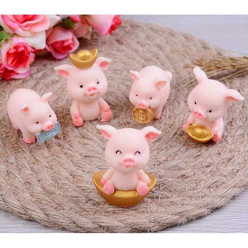 Set 5 Chú Heo Tiểu Cảnh
