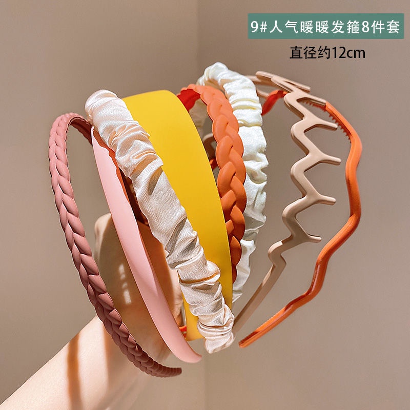 IF ME Cài Tóc Bằng Lụa Đính Ngọc Trai Nhiều Màu Sắc Thời Trang Hàn Quốc Thanh Lịch Cho Nữ