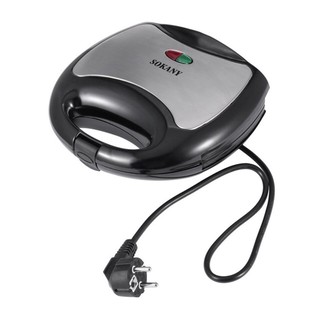 Máy kẹp bánh mì SOKANY 750W làm nóng đều 2 mặt khuôn, bánh thơm ngon