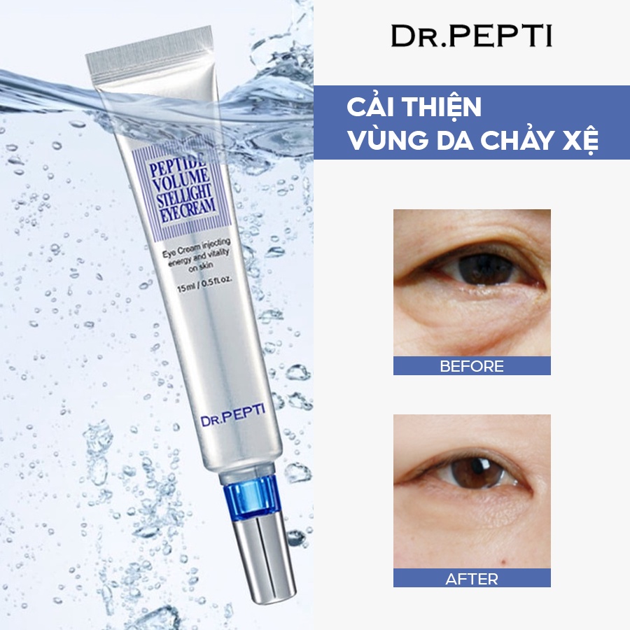 [Mã FMCGMALL giảm 8% đơn từ 250K] Kem dưỡng da vùng mắt TẾ BÀO GỐC Dr.PEPTI PEPTIDE VOLUME STELLIGHT EYECREAM - 15ml