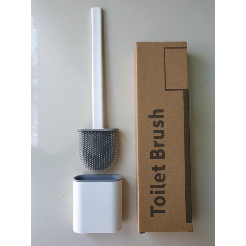 Cọ tolet silicol mẫu mới 2020 có hộp đựng tiện dụng