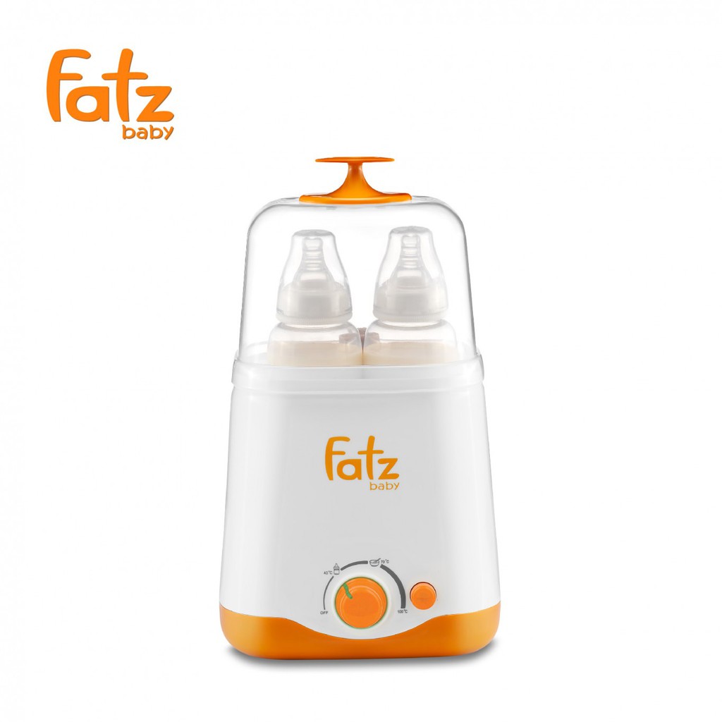 Máy hâm sữa 2 bình cổ rộng Dou 1 Fatz Baby - Fatzbaby FB3012SL có chức năng mới - Bảo hành 12 tháng toàn quốc