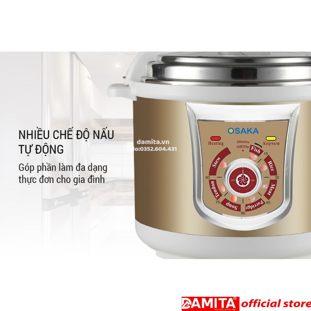 Nồi áp suất cơ Osaka IPM-05SG - 5 lít