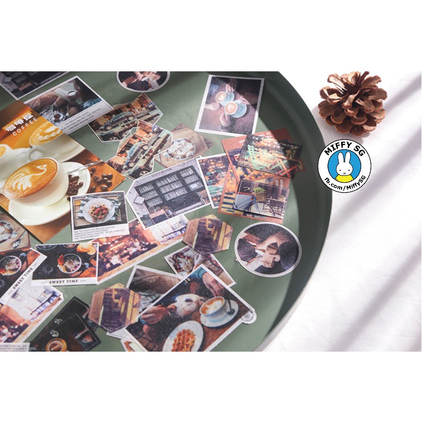 Bộ 40 washi sticker phong cách photography GOOD MORNING