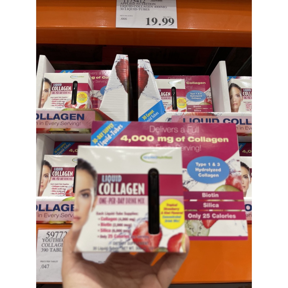 COLLAGEN LIQUID DẠNG NƯỚC HỘP 30 ỐNG